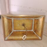 Lampe urne en laiton