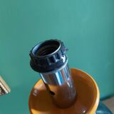 Large vintage 70'S lamp in aluminum and metal