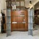 Roche Bobois stone and glass sculpture shelf 1970s