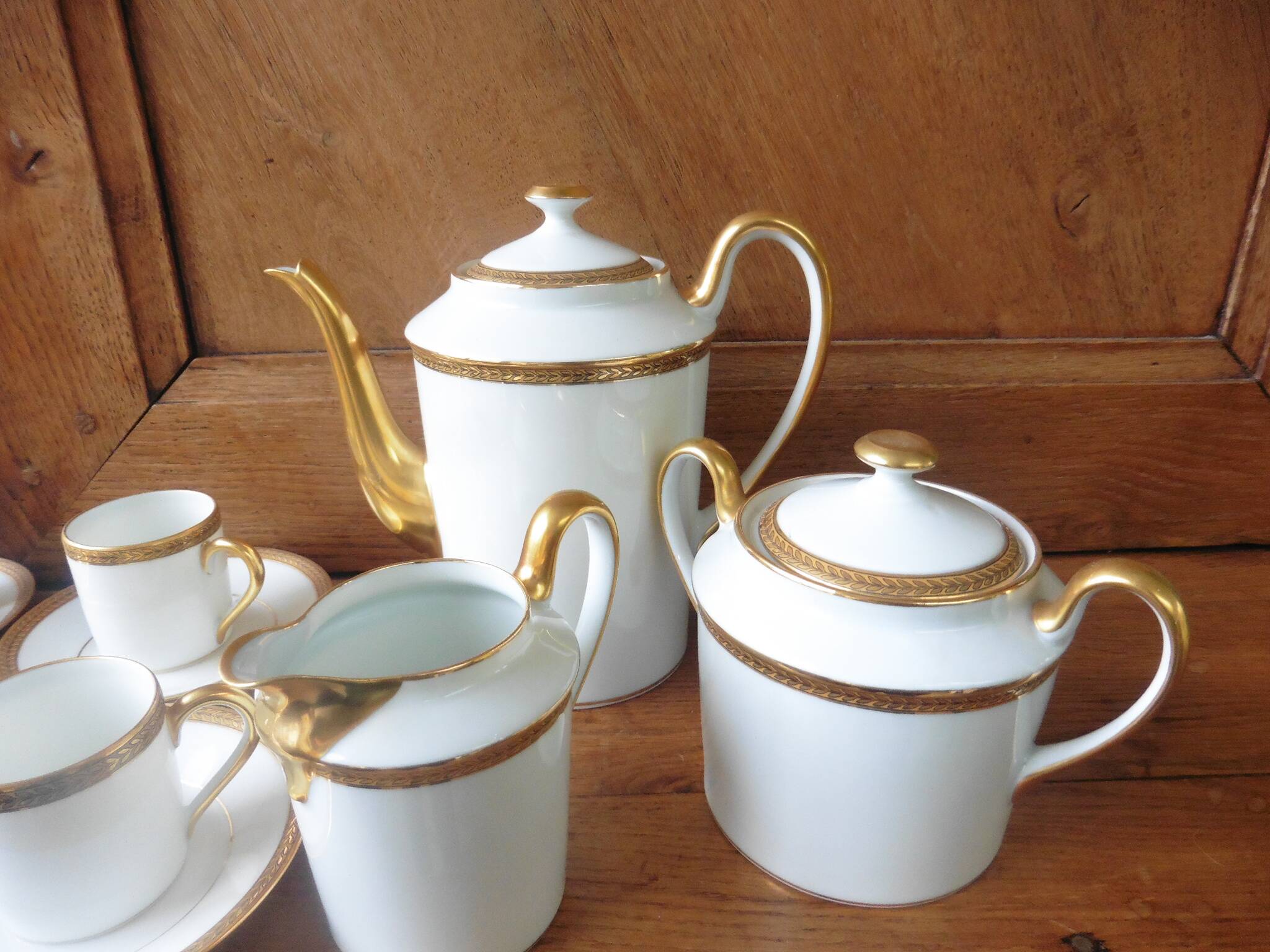 Service Porcelaine Limoges Dor Lor Fin