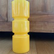 Fitz lamp in yellow glass Habitat vintage cylinder tube lamp