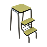Yellow formica stool