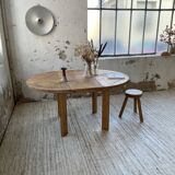 Maison Regain round elm table
