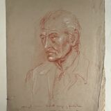 Portrait with sanguine