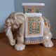 Eléphant céramique ajourée