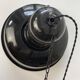 Pair of old industrial suspension lights xxl 40 cm