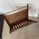 Wooden magazine holder