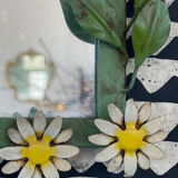 Vintage Italian metal mirror