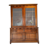 Meuble vitrine style Louis Philippe