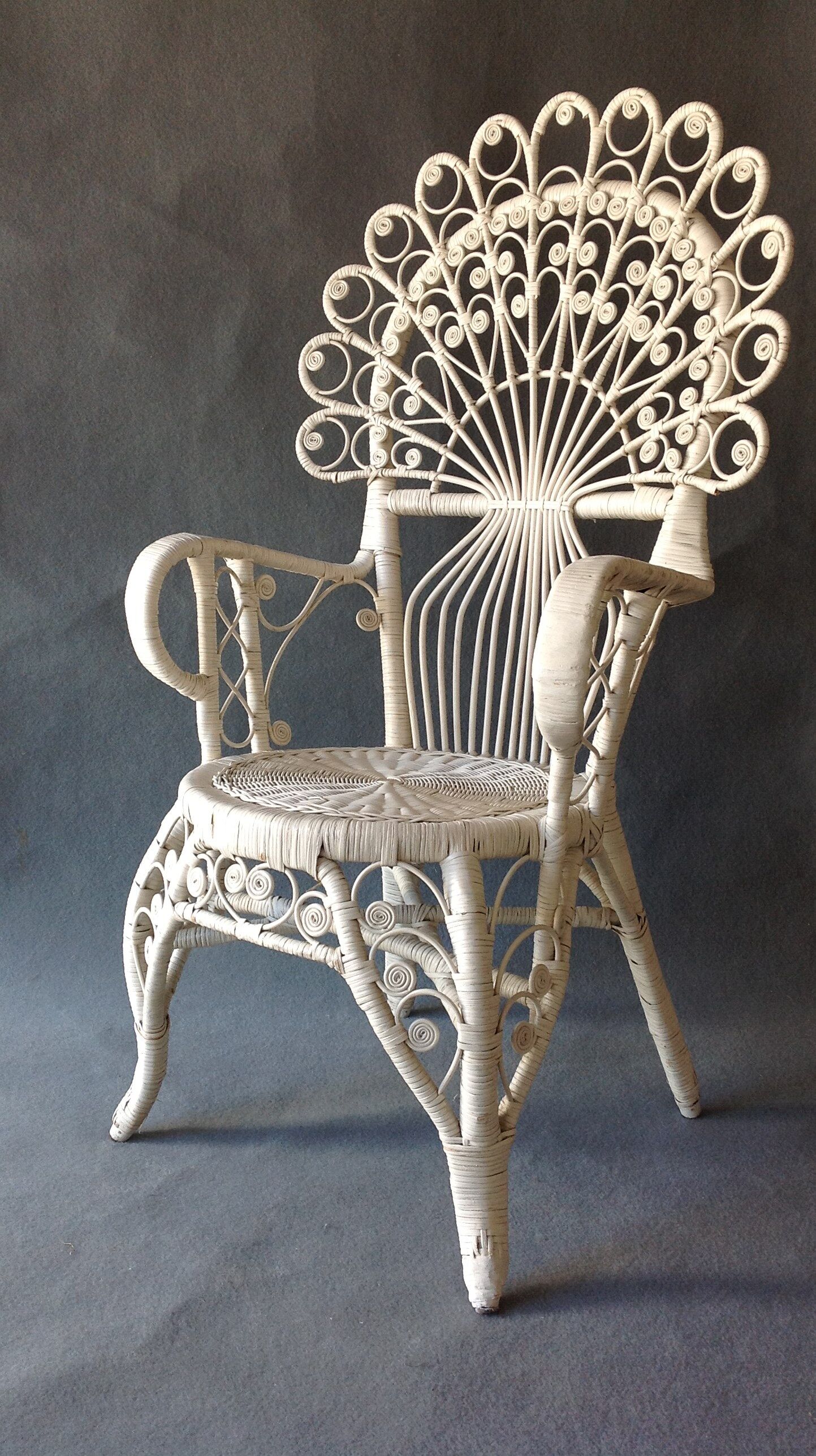 Fauteuil Peacock en rotin