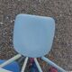 Set de 4 chaises bleu dépareillées