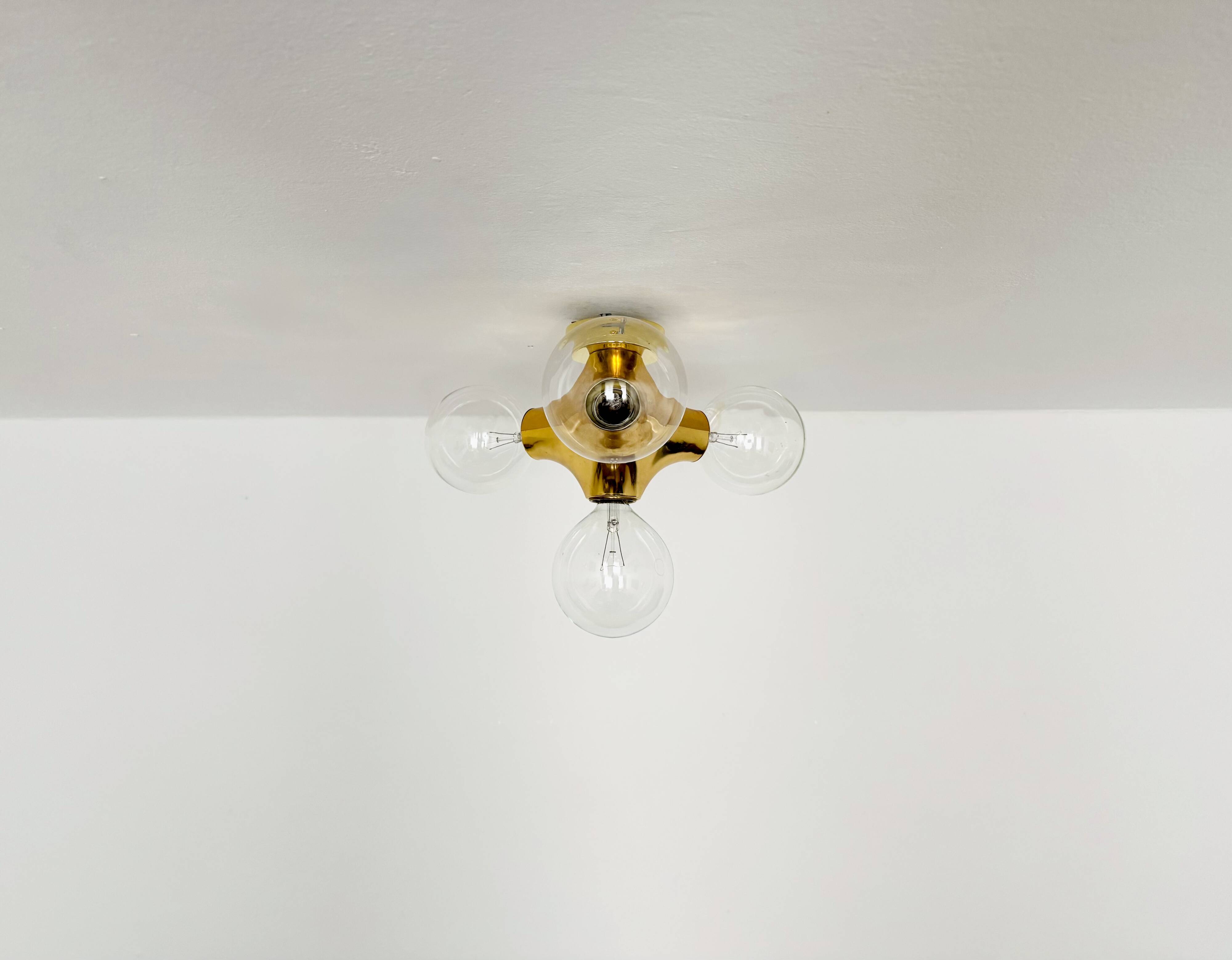 1 des 2 lampes encastrées Sputnik Gemini par Gebrüder Cosack