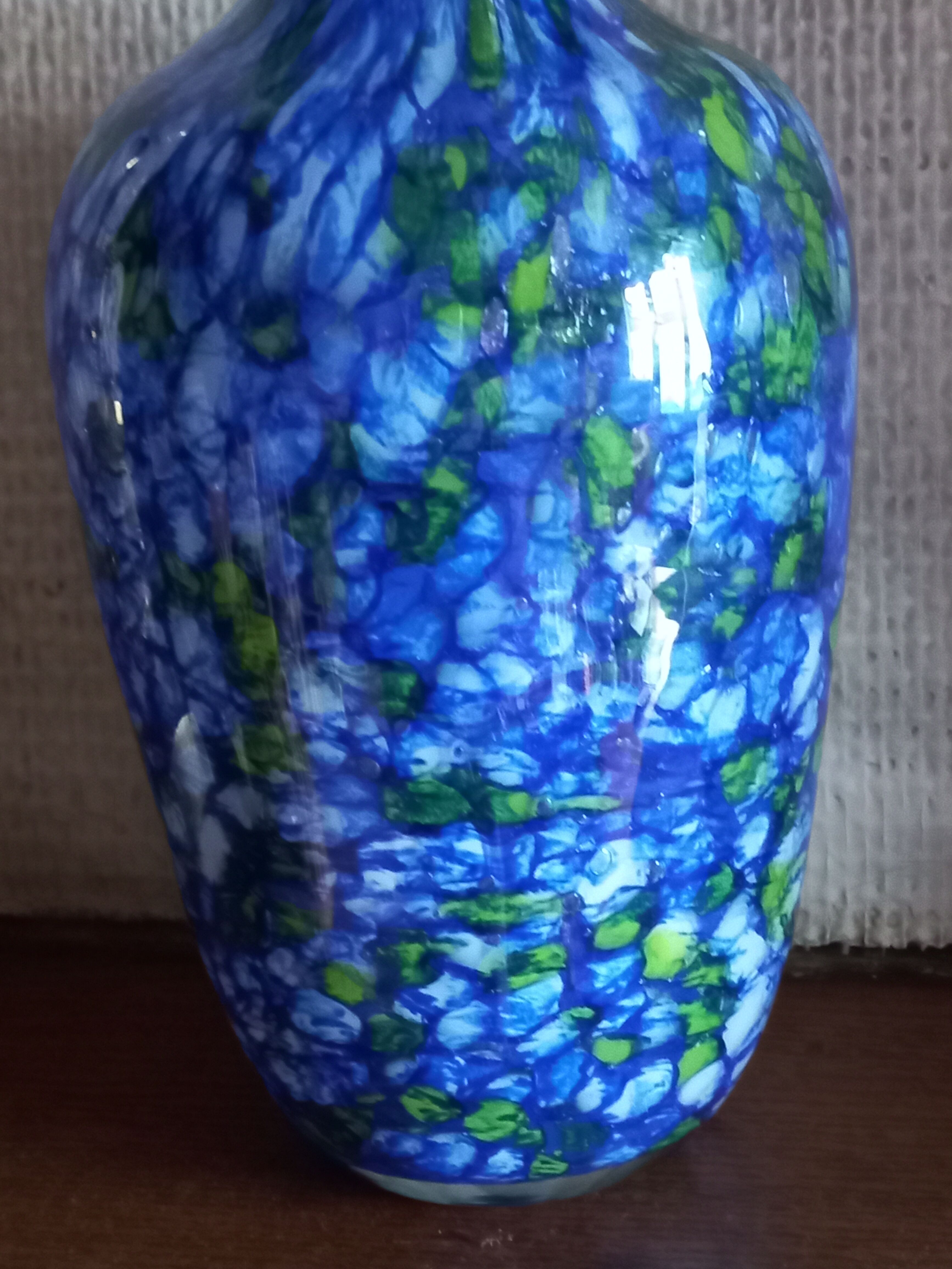 Murano blown glass vase
