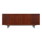 Teak enfilade, Danish design, 1970s, production: Denmark