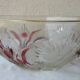 Glass or crystal salad bowl
