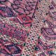 Ancient Turkmen Afghan Hatchlou handmade carpet 133x133 cm