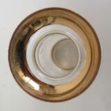 Art deco vase, engraved glass