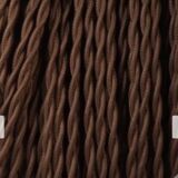 Metal lamp, fabric cable 2M, cotton shade