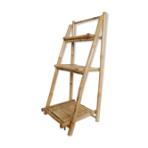 Bamboo shelf, staircase, vintage, plant door, rattan