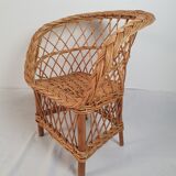 Wicker children's chair