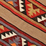 Tapis couloir kilim vintage – Tissage artisanal d’Anatolie, années 60