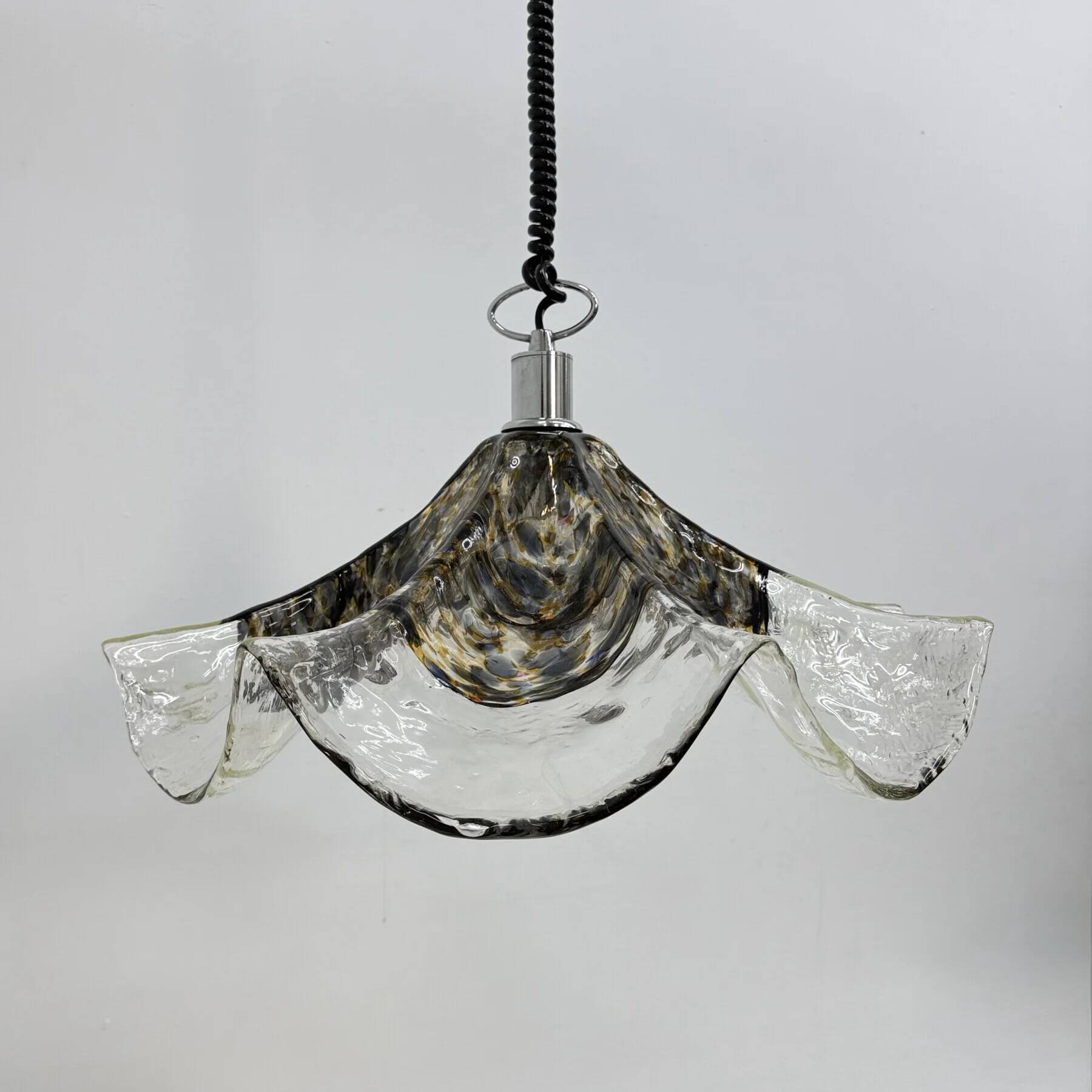 Mid-century Italian Murano glass pendant lamp, 1970s