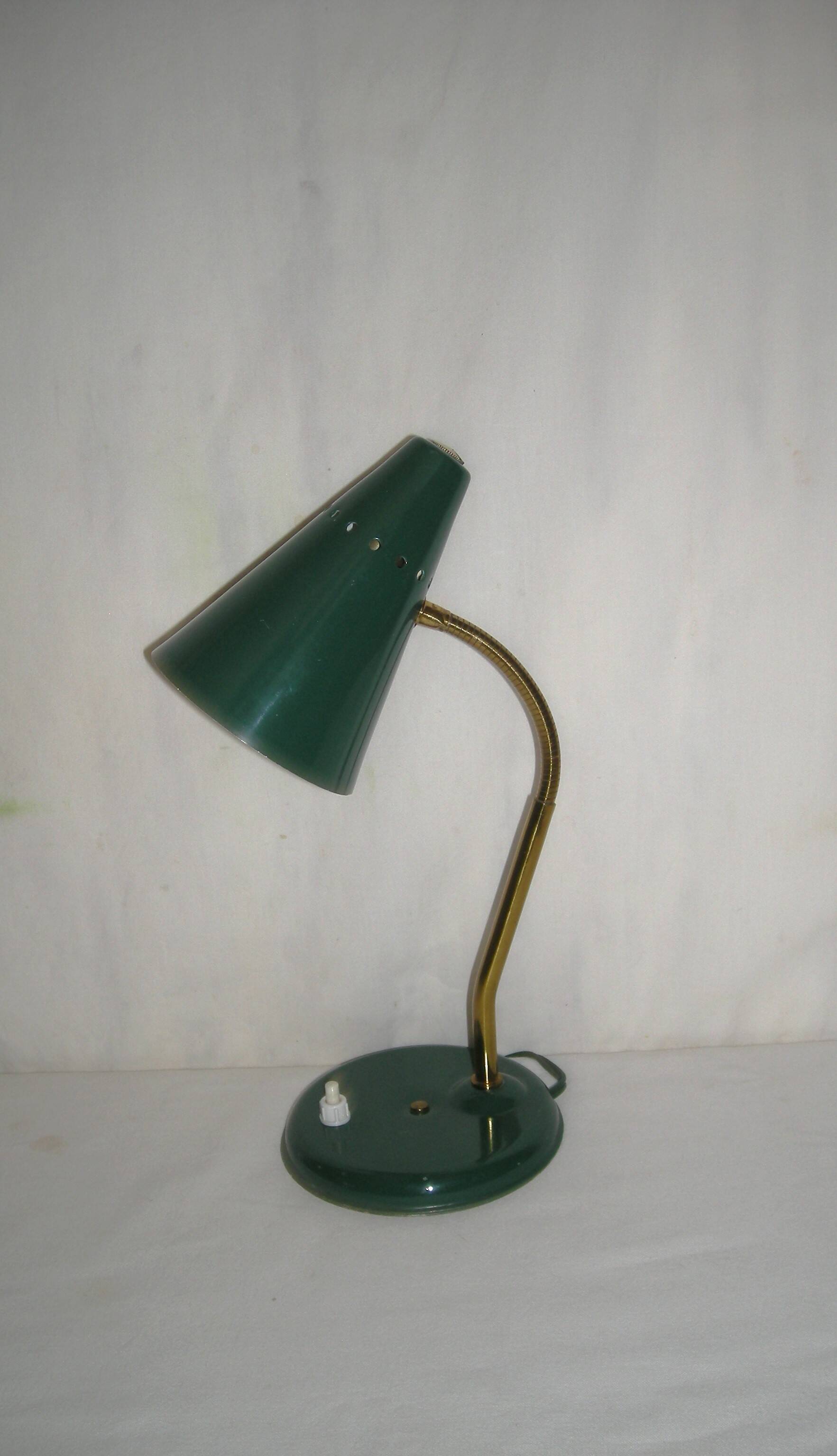 1950s conical lamp