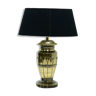 Hollywood Regency Style Lotus Lampe de Table années 1980