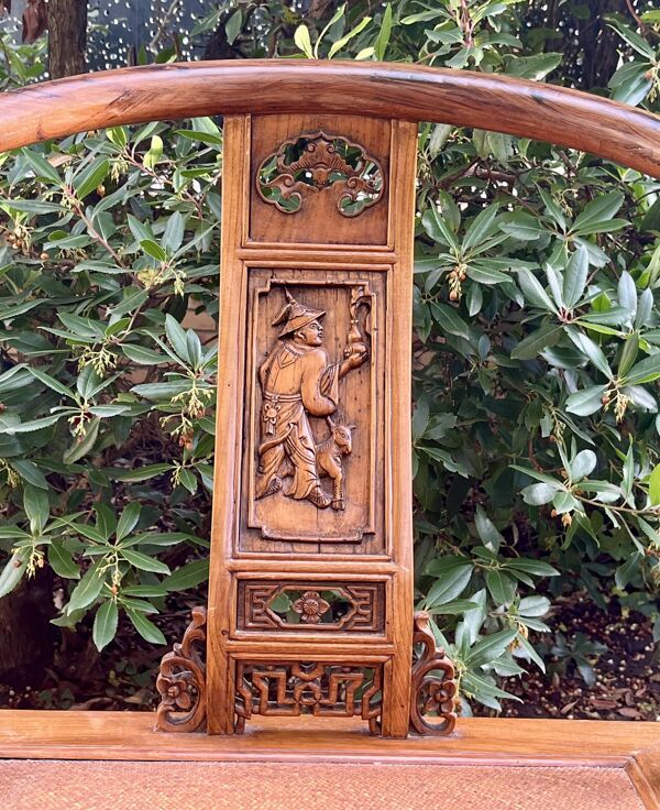 Fauteuil chinois - fer à cheval - Très bon état