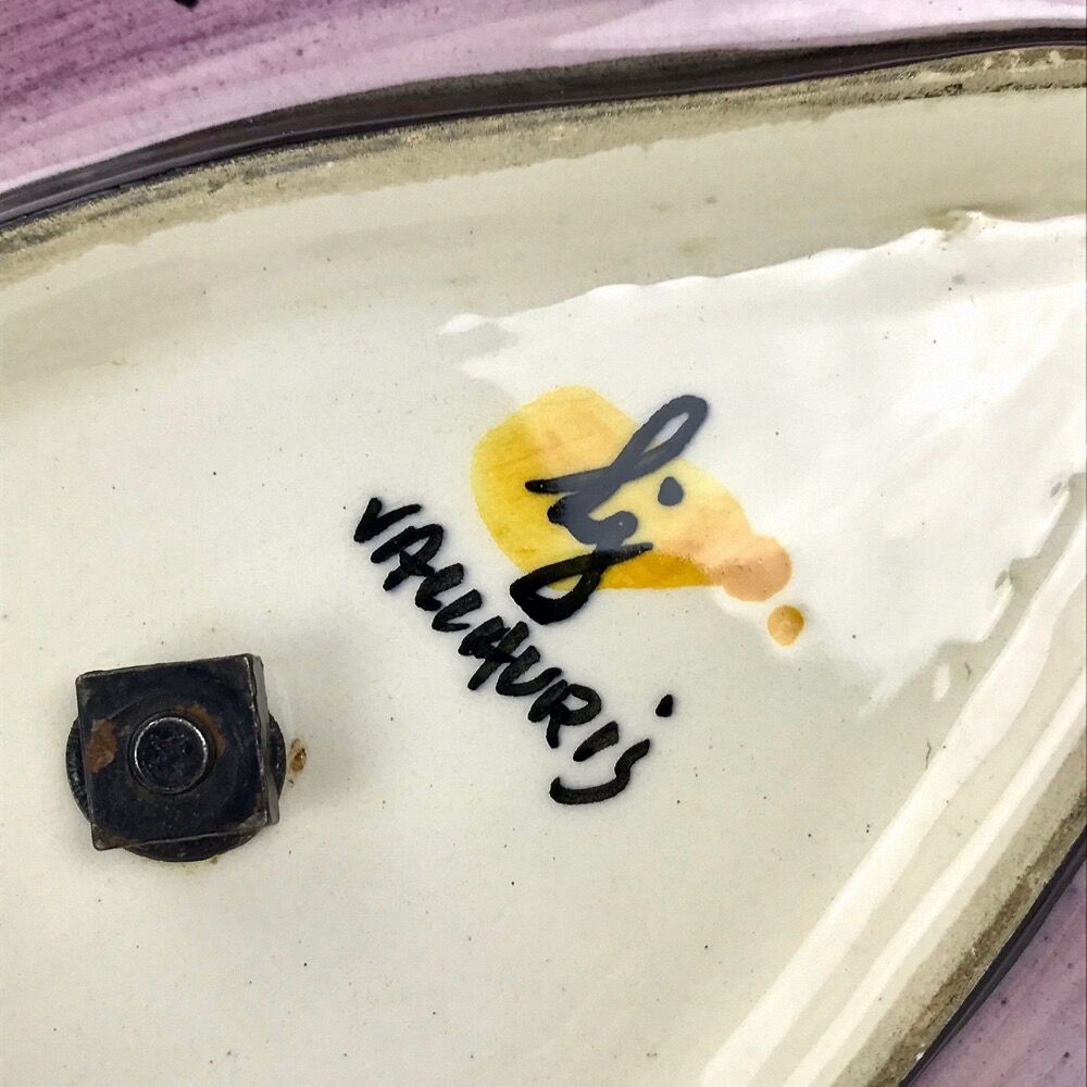 Vallauris service dish by Laurent Jacques and Juliette Mazaudois