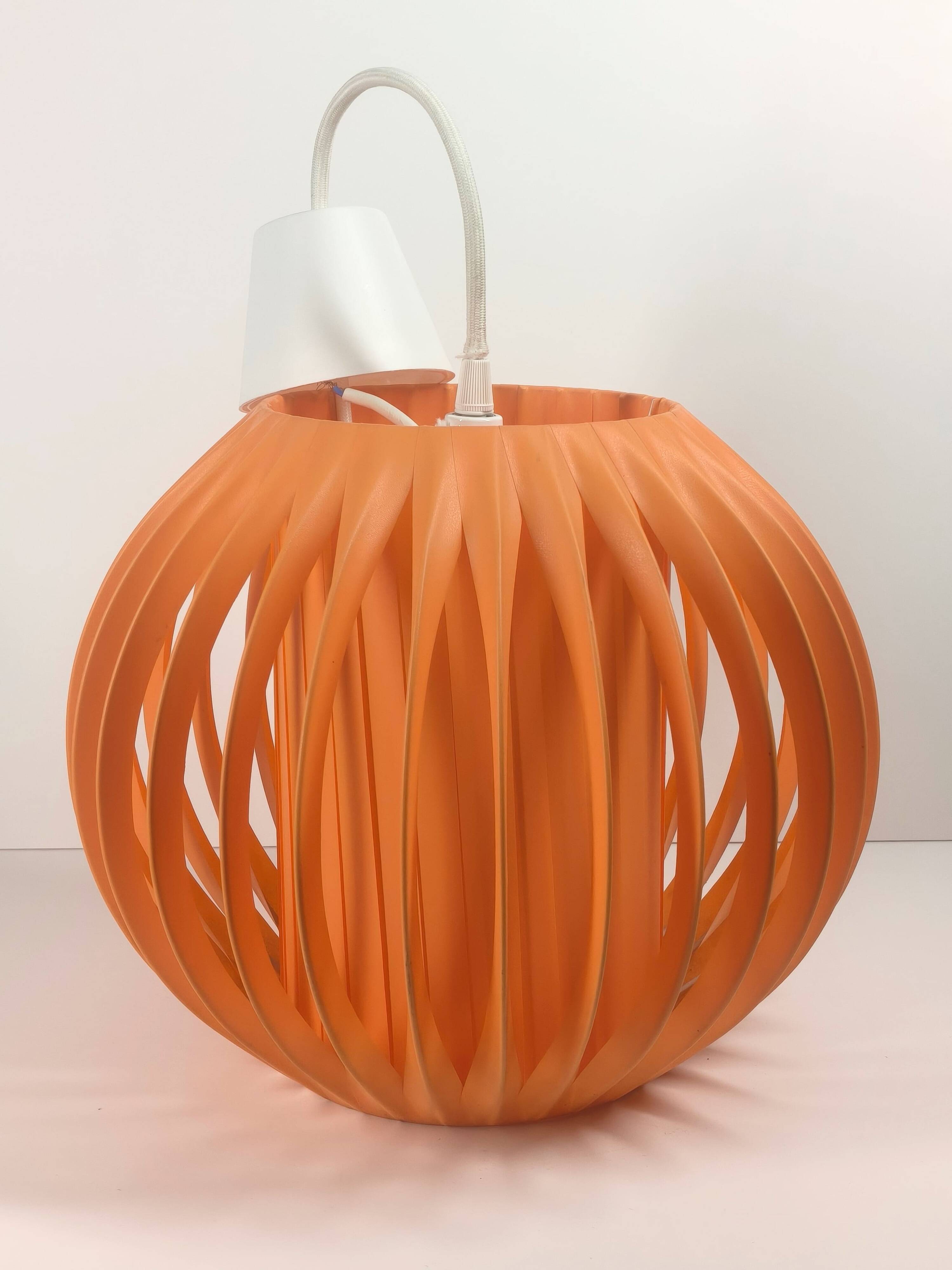 Vintage pendant lamp - Dutch design - Orange - Space Age