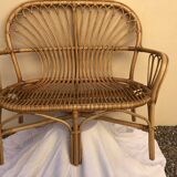 Sofa 2 place rattan sofa