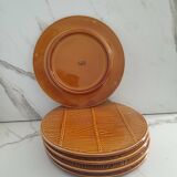 Gien earthenware dessert plates