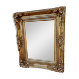 Miroir bois et stuc doré