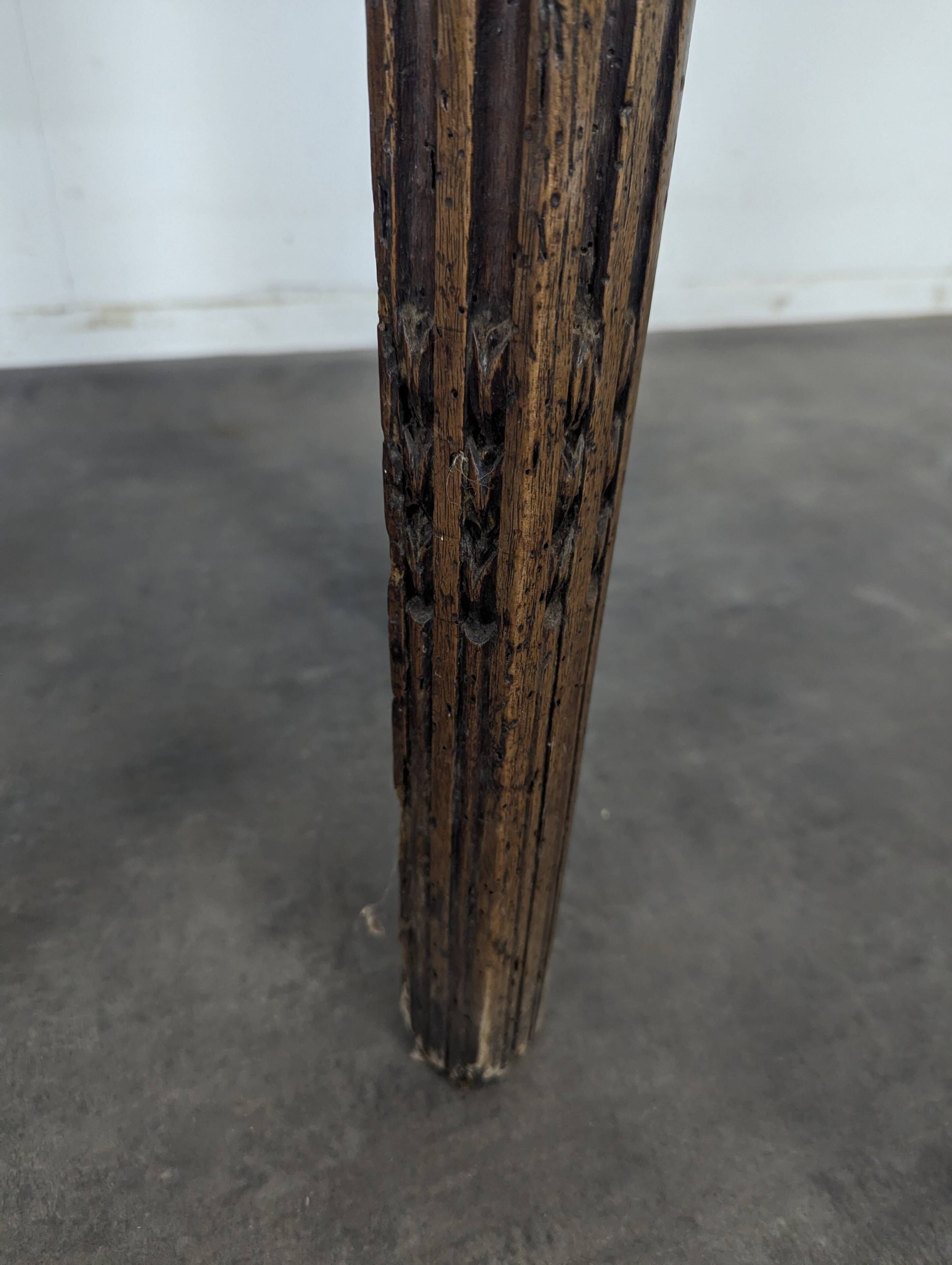 Louis XVI walnut fountain support