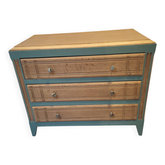 Green Art Deco chest of drawers