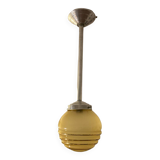 Vintage opaline pendant light