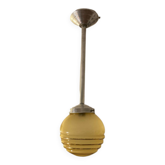 Vintage opaline pendant light