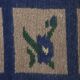 Vintage Turkish handmade rug 110x132 cm