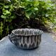 Silver fruit bowl with dragonflies Art Nouveau
