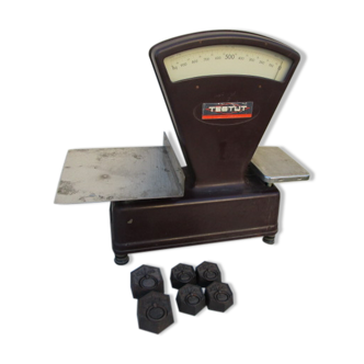 Double-sided Bakelite Testut Scale + 6 Weight