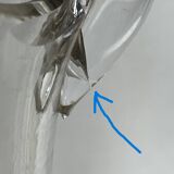 Pair of cut crystal pitchers