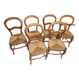 Louis Philippe cherry chairs