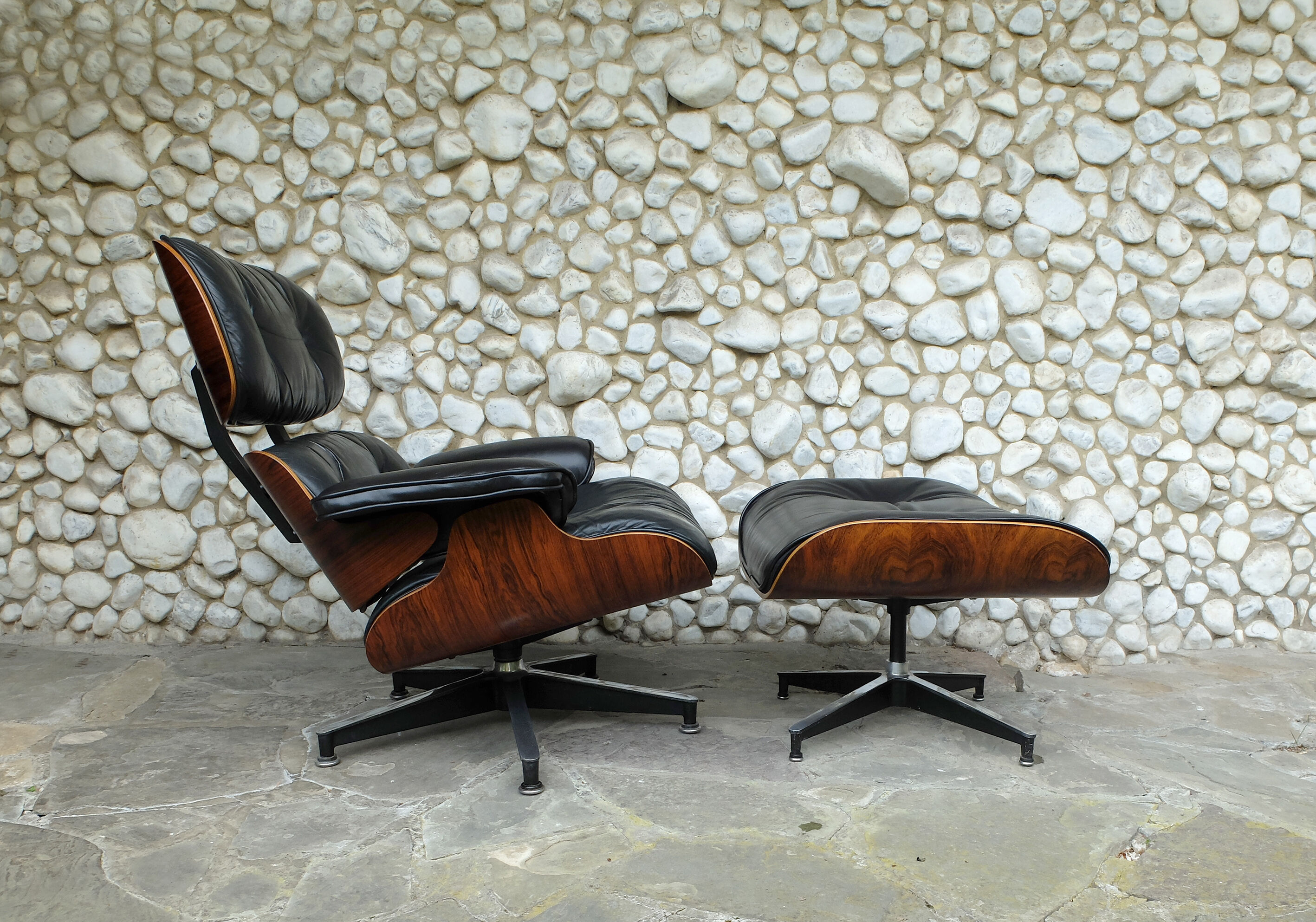 Armchair 670 & ottoman 671 by Charles & Ray Eames for Herman Miller, 1960s