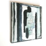 Painting, abstract painting by Olivier Rollin, 90s