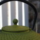 Old cast iron teapot