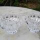 Paire de bougeoirs en cristal