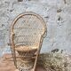Fauteuil Emmanuelle miniature en rotin