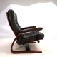 Westnofa Panter Leather Lounge Chair with Ottoman by Arnt Lande, 1970s