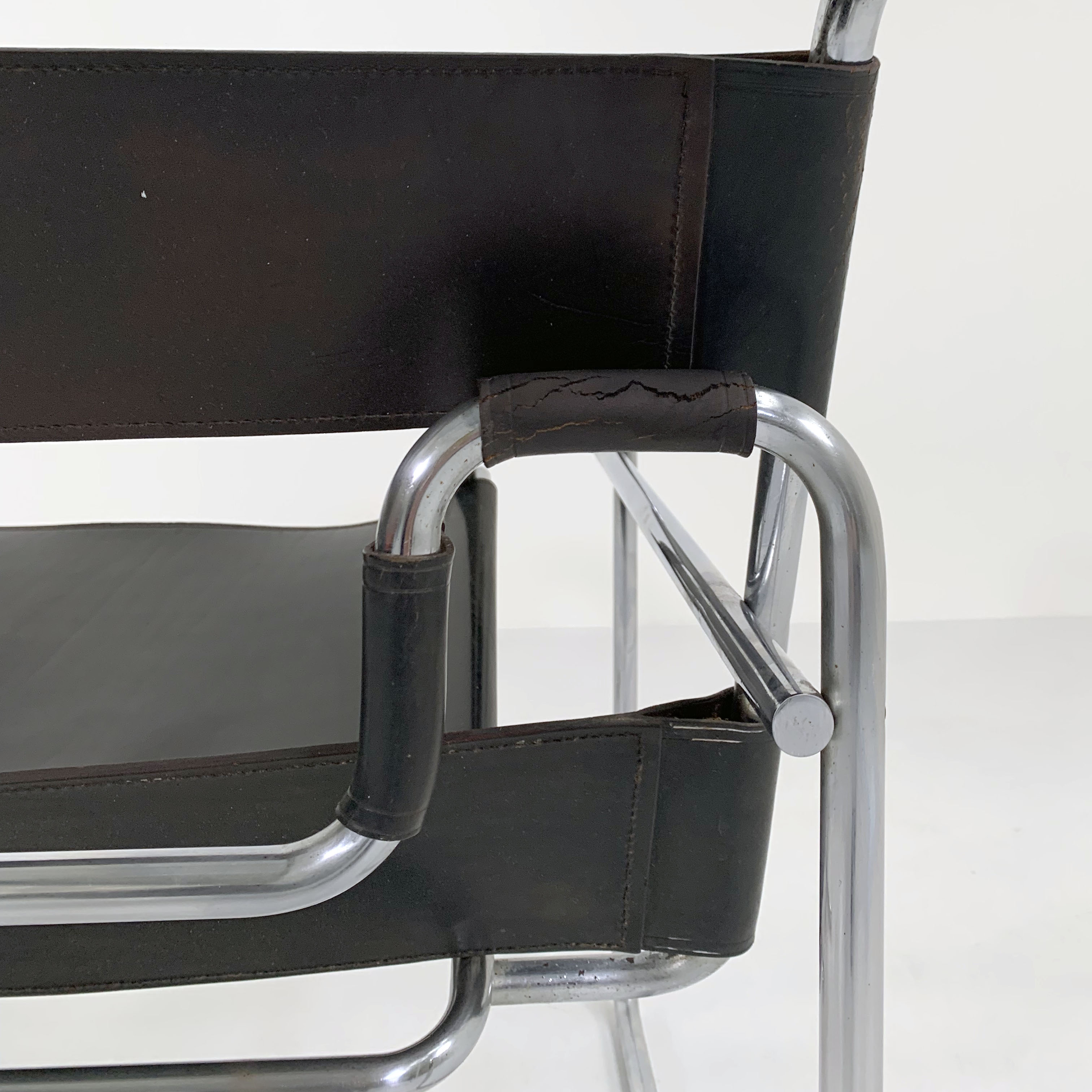 Armchair B3 Wassily by Marcel Breuer gavina edition, 1970